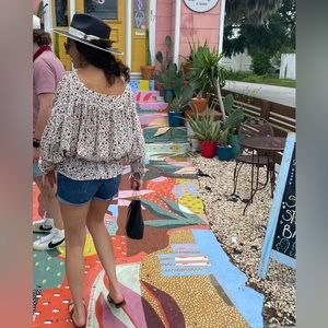 Frame Batwing Silk Top